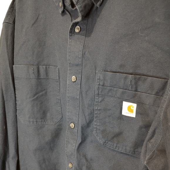 Carhartt Men's Button Down Shirt, Size 3X (rack 1) - Picture 3 of 7